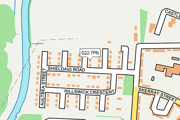 G22 7PN map - OS OpenMap – Local (Ordnance Survey)