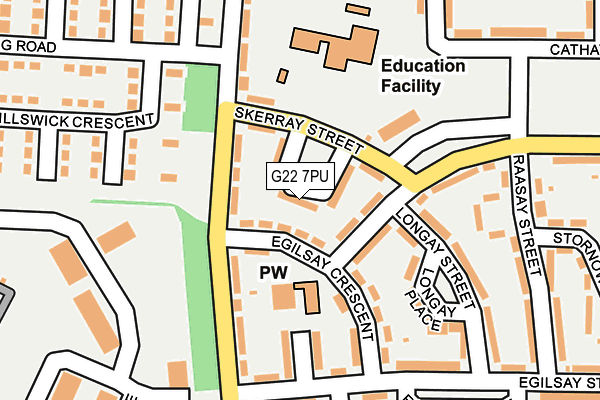 G22 7PU map - OS OpenMap – Local (Ordnance Survey)