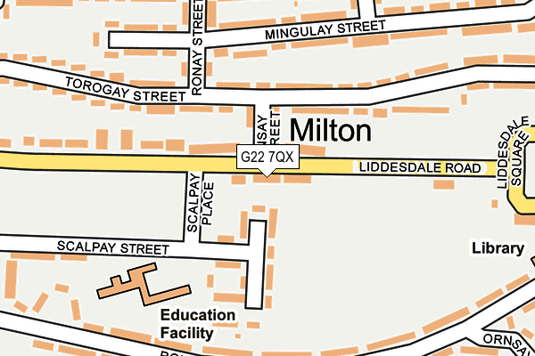 G22 7QX map - OS OpenMap – Local (Ordnance Survey)