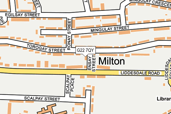 G22 7QY map - OS OpenMap – Local (Ordnance Survey)