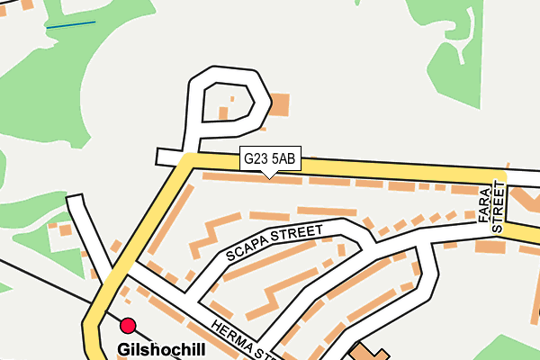 G23 5AB map - OS OpenMap – Local (Ordnance Survey)