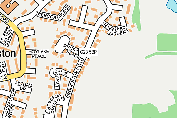 G23 5BP map - OS OpenMap – Local (Ordnance Survey)