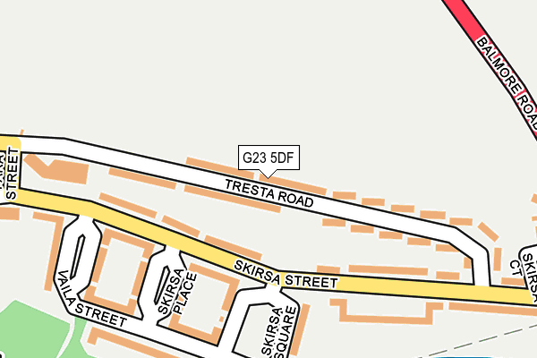 G23 5DF map - OS OpenMap – Local (Ordnance Survey)