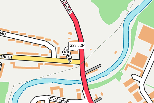 G23 5DP map - OS OpenMap – Local (Ordnance Survey)