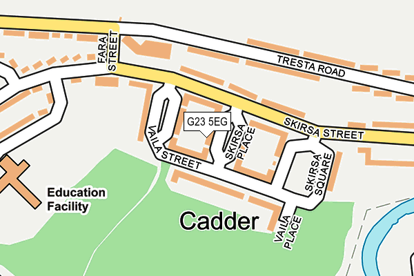 G23 5EG map - OS OpenMap – Local (Ordnance Survey)