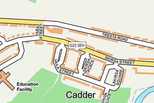 G23 5EH map - OS OpenMap – Local (Ordnance Survey)