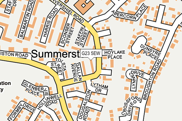 G23 5EW map - OS OpenMap – Local (Ordnance Survey)