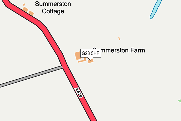 G23 5HF map - OS OpenMap – Local (Ordnance Survey)