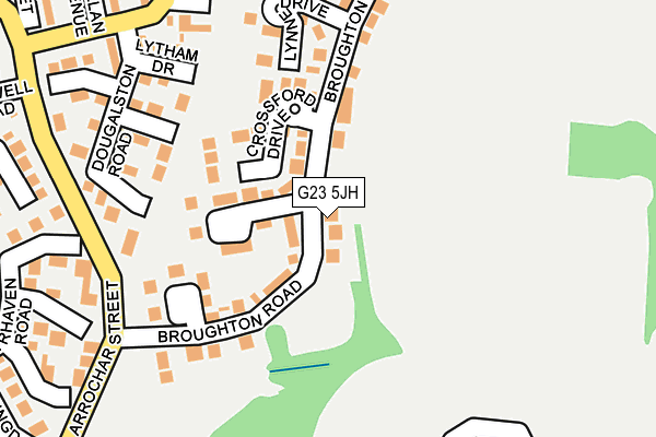 G23 5JH map - OS OpenMap – Local (Ordnance Survey)