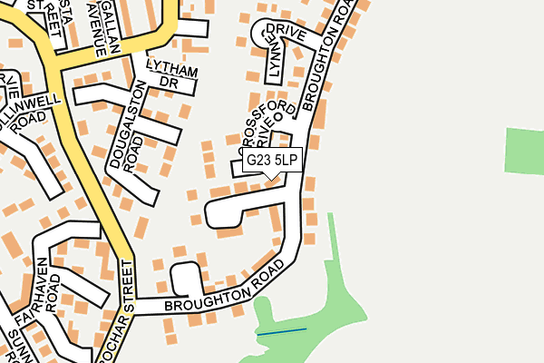 G23 5LP map - OS OpenMap – Local (Ordnance Survey)