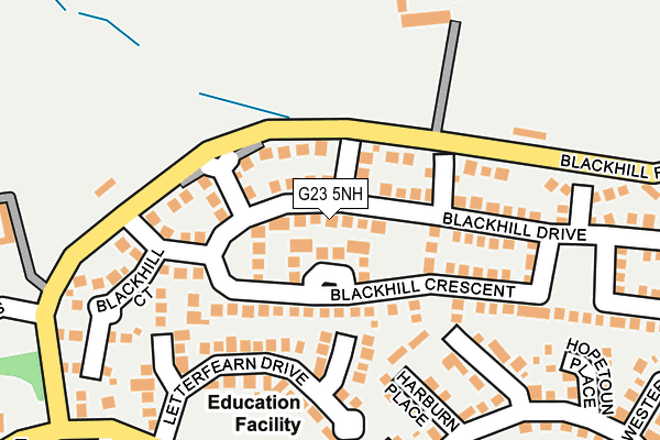 G23 5NH map - OS OpenMap – Local (Ordnance Survey)