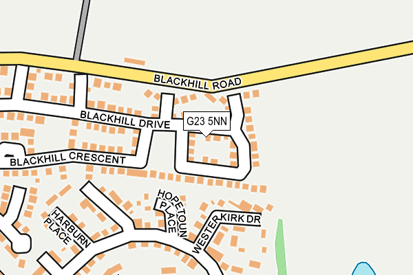 G23 5NN map - OS OpenMap – Local (Ordnance Survey)
