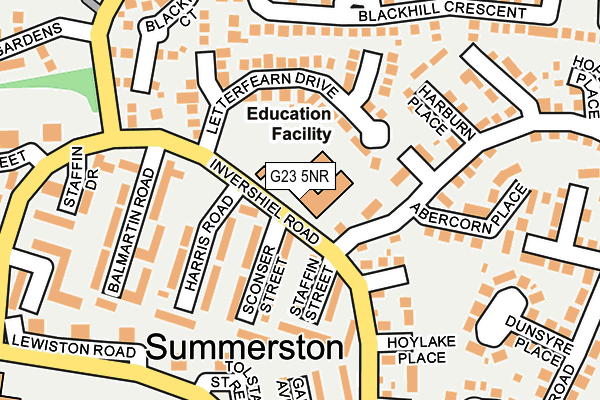 G23 5NR map - OS OpenMap – Local (Ordnance Survey)