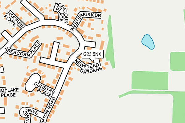 G23 5NX map - OS OpenMap – Local (Ordnance Survey)
