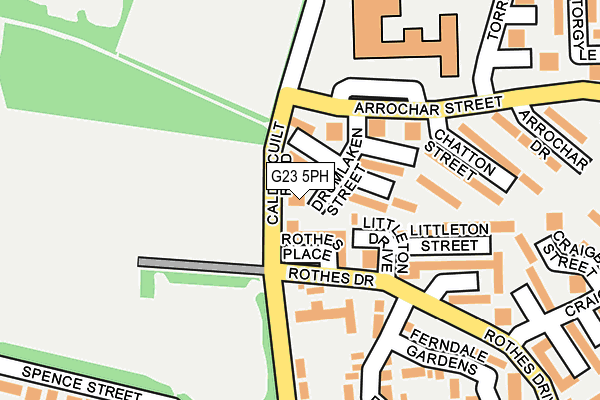 G23 5PH map - OS OpenMap – Local (Ordnance Survey)