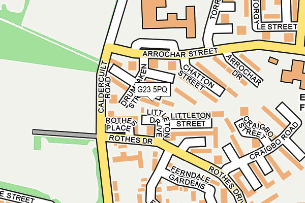 G23 5PQ map - OS OpenMap – Local (Ordnance Survey)