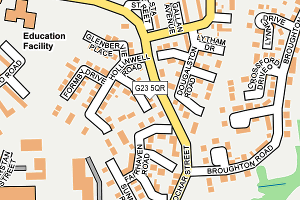 G23 5QR map - OS OpenMap – Local (Ordnance Survey)