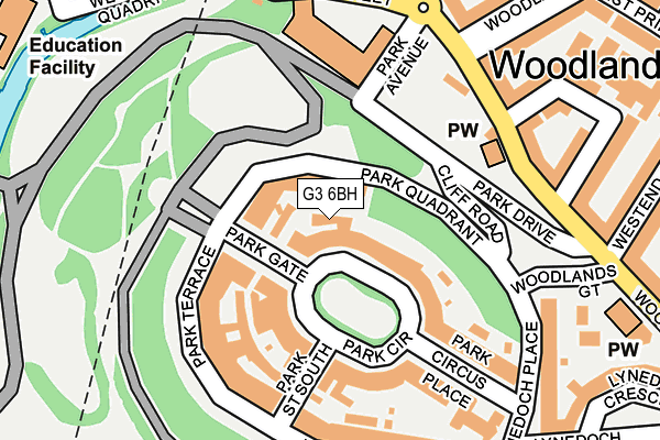 G3 6BH map - OS OpenMap – Local (Ordnance Survey)