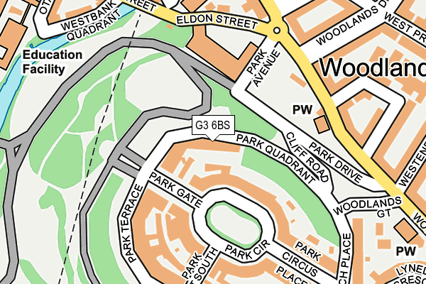 G3 6BS map - OS OpenMap – Local (Ordnance Survey)