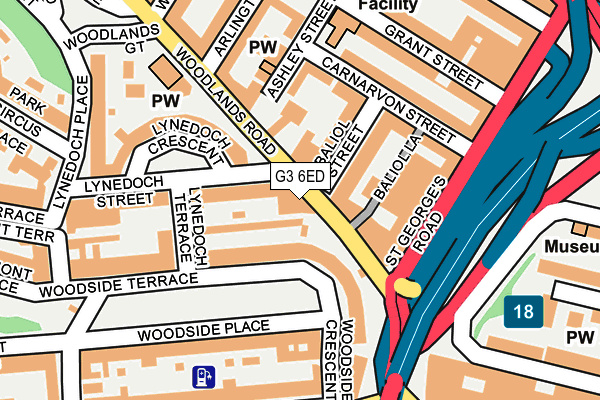 G3 6ED map - OS OpenMap – Local (Ordnance Survey)