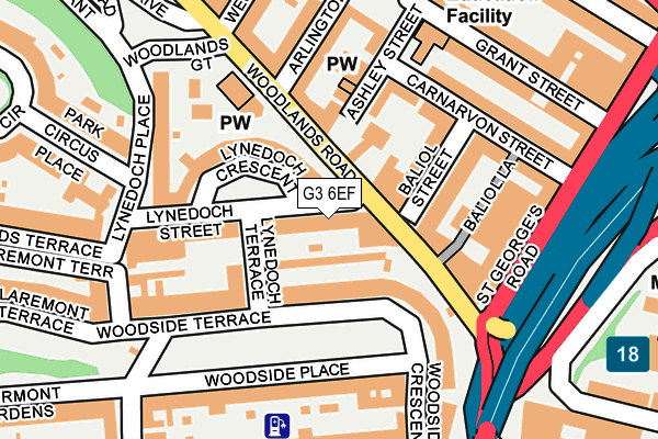 G3 6EF map - OS OpenMap – Local (Ordnance Survey)
