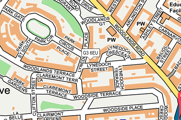 G3 6EU map - OS OpenMap – Local (Ordnance Survey)