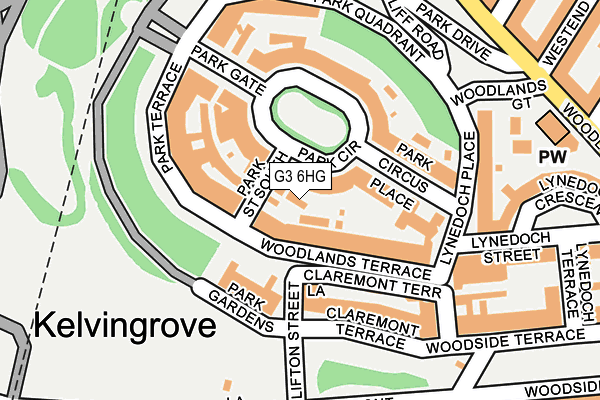 G3 6HG map - OS OpenMap – Local (Ordnance Survey)
