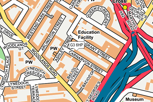 G3 6HP map - OS OpenMap – Local (Ordnance Survey)