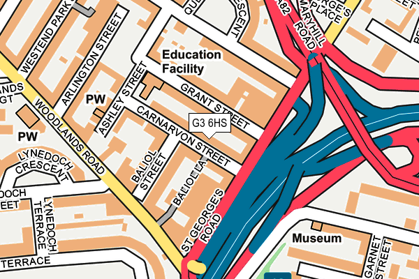 G3 6HS map - OS OpenMap – Local (Ordnance Survey)