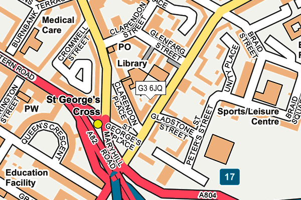 G3 6JQ map - OS OpenMap – Local (Ordnance Survey)