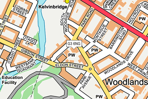 G3 6NG map - OS OpenMap – Local (Ordnance Survey)