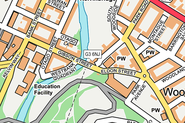 G3 6NJ map - OS OpenMap – Local (Ordnance Survey)