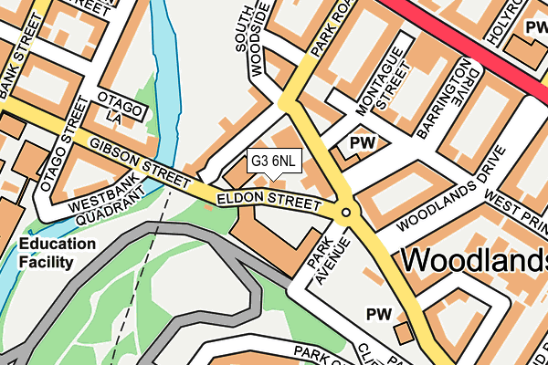 G3 6NL map - OS OpenMap – Local (Ordnance Survey)