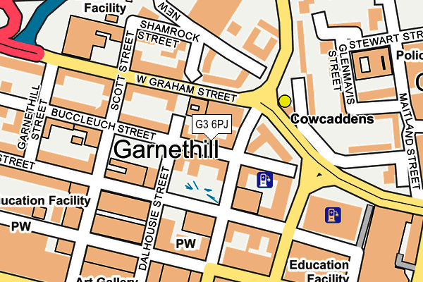 G3 6PJ map - OS OpenMap – Local (Ordnance Survey)