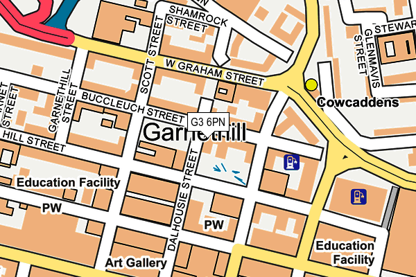 G3 6PN map - OS OpenMap – Local (Ordnance Survey)