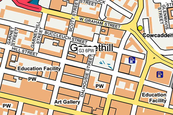 G3 6PW map - OS OpenMap – Local (Ordnance Survey)