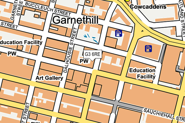 G3 6RE map - OS OpenMap – Local (Ordnance Survey)