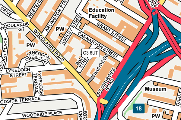 G3 6UT map - OS OpenMap – Local (Ordnance Survey)