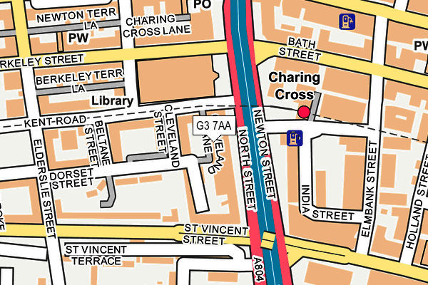 G3 7AA map - OS OpenMap – Local (Ordnance Survey)