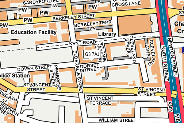 G3 7AJ map - OS OpenMap – Local (Ordnance Survey)