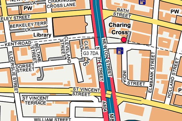 G3 7DA map - OS OpenMap – Local (Ordnance Survey)