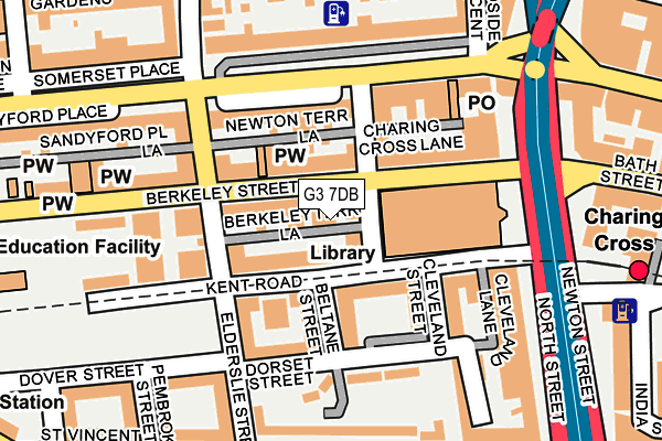 G3 7DB map - OS OpenMap – Local (Ordnance Survey)