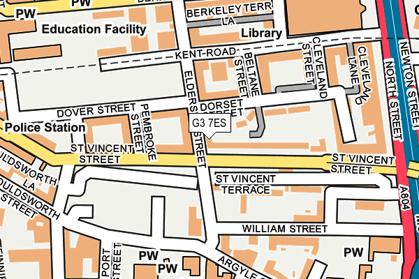 G3 7ES map - OS OpenMap – Local (Ordnance Survey)