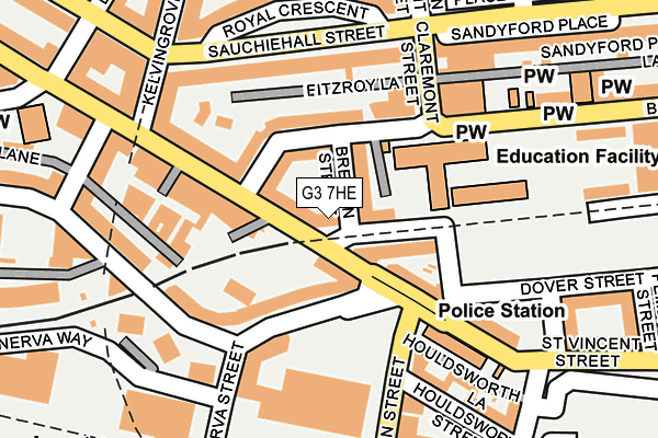 G3 7HE map - OS OpenMap – Local (Ordnance Survey)
