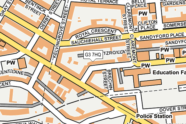 G3 7HQ map - OS OpenMap – Local (Ordnance Survey)