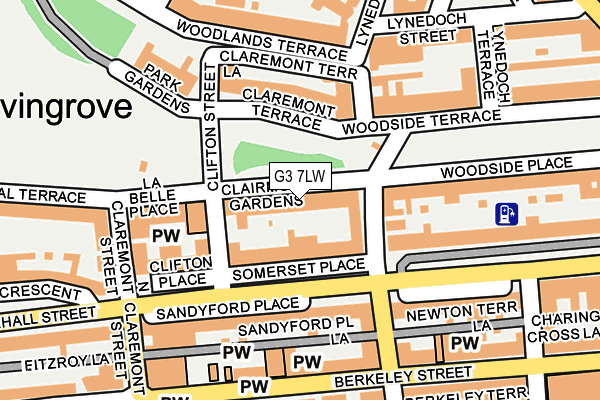 G3 7LW map - OS OpenMap – Local (Ordnance Survey)