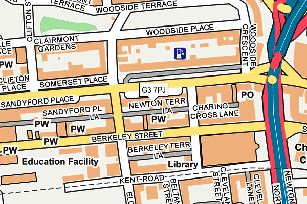 G3 7PJ map - OS OpenMap – Local (Ordnance Survey)