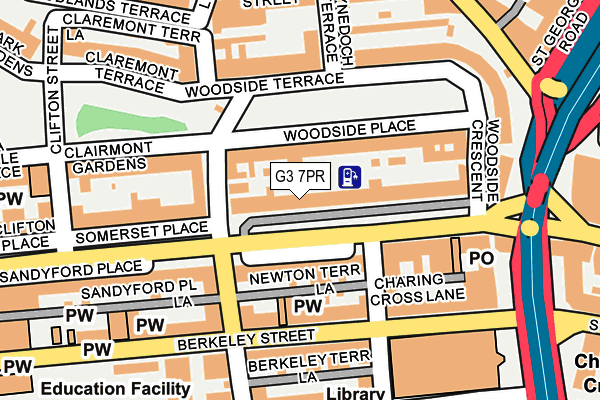 G3 7PR map - OS OpenMap – Local (Ordnance Survey)