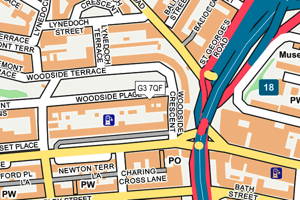 G3 7QF map - OS OpenMap – Local (Ordnance Survey)