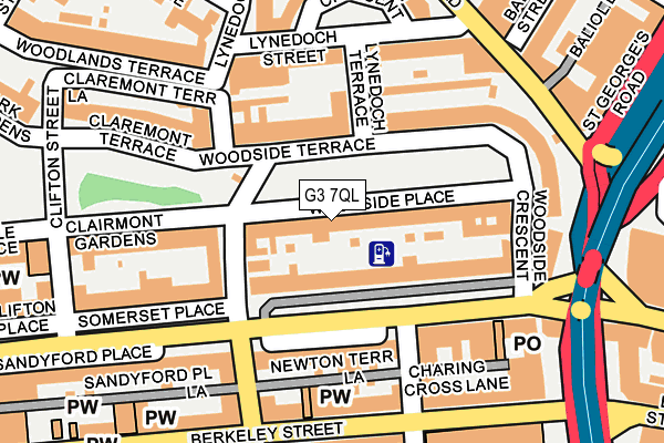 G3 7QL map - OS OpenMap – Local (Ordnance Survey)
